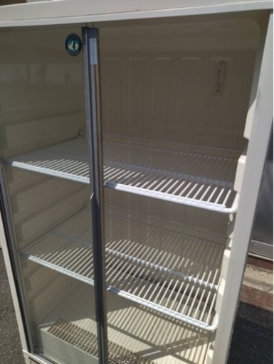 動確済み】業務用 ホシザキ小型空冷式冷蔵ショーケース SSB-70BT 214L