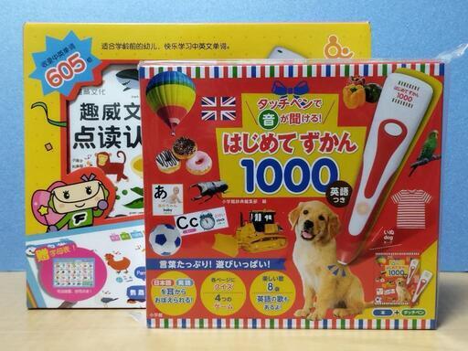 ＃１新品　はじめてずかん　＆　中国類似品　新品２点セット