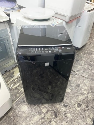 配送無料可能　2017年Hisense ハイセンス 全自動洗濯機 5.5kg HW-G55E4KK