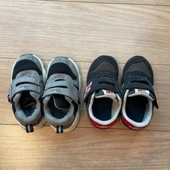 【記名あり】子供靴14.5cm、15cm 2足セット