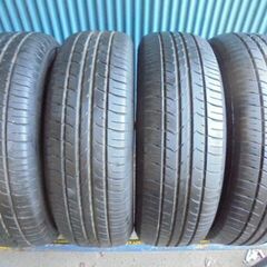 グッドイヤー　EfficientGrip Eco Hybrid EG01　185/65R14　4本　9.5分溝2本と9分溝2本　程度良好！