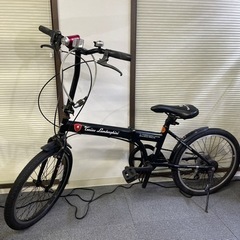 【中古】折り畳み自転車【ランボルギーニ】