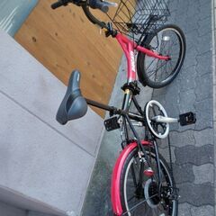 DUCATI[ドゥカティ]SDF-206 20吋折り畳み自転車 外装6段(レッドＸブラック)