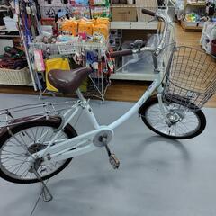 J030☆サビ使用感有り☆普通自転車☆L-style☆LEDオート☆20インチ