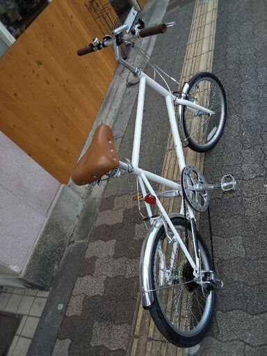Michikusa[ミチクサ]20吋 ミニベロ(小径車) 6speed(ホワイト) 中古
