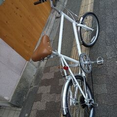 Michikusa[ミチクサ]20吋 ミニベロ(小径車) 6speed(ホワイト)