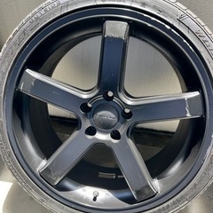完了しました！19インチホイール　スモークブラック　ワンボックス車にオススメ