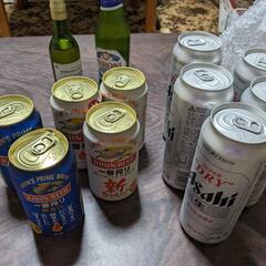 缶ビール　瓶ビール　洋酒　焼酎