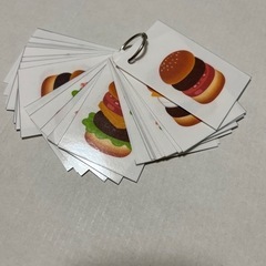 知育玩具　ハンバーガー　組み合わせ　カード