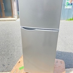 SHARP 2ドア冷蔵庫　2018年製　シルバー