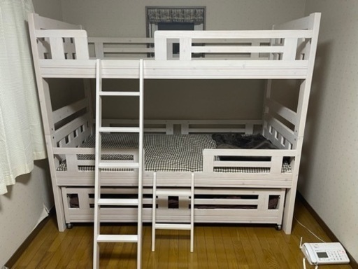 木製 3段ベッド