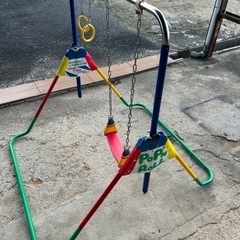 幼児2〜３歳用遊具　吊り輪　ブランコ