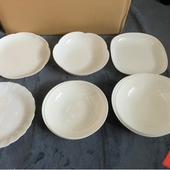 [取引者決定]白い皿　各種