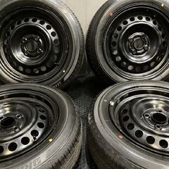 タイヤ未走行に近い【BS ECOPIA EP150 175/65R15】夏タイヤ【スチールホイール 15インチ 6J4HPCD100】20年製 ハブ径54mm　(VTJ647)  クレジットカード QR決済可能