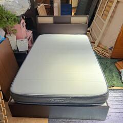 福岡市近郊限定】ニトリ 収納付きセミダブルベッド Nスリープ