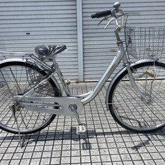 【ネット決済・配送可】【26インチ自転車】マルイシ製　LEDオー...