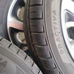 ルークス ML21S 4WD 夏冬タイヤ＆マフラー 純正アルミホイール付き 
