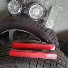 ルークス ML21S 4WD 夏冬タイヤ＆マフラー 純正アルミホイール付き 