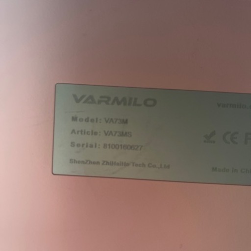 varmilo 桜 キーボードとゲーミングマウスパッド セット