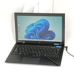Windows11搭載 爆速SSD 中古美品 12.5型 タブレット ノートPC 東芝 R82