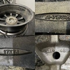 A-TECH SCHNEIDER エーテック シュナイダー 17インチ 4本 7J5HPCD114.3 