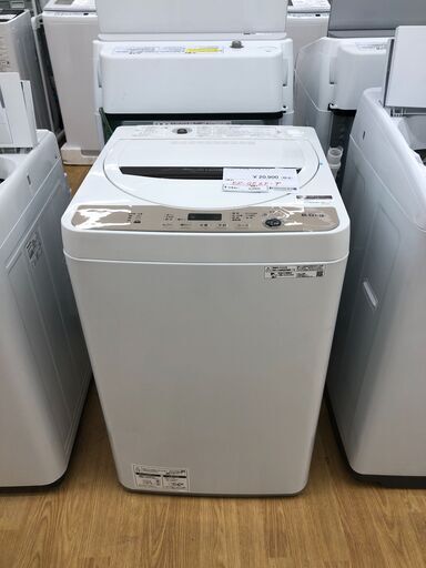★ジモティ割あり★ SHARP 洗濯機  6.0kg 22年製 動作確認／クリーニング済み SJ2929