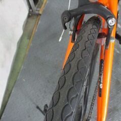 C956　★16800円★整備済み スポーツ中古自転車 【クロスバイク　ロードマーク　オレンジ　46㎝】