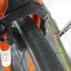 C956　★16800円★整備済み スポーツ中古自転車 【クロスバイク　ロードマーク　オレンジ　46㎝】