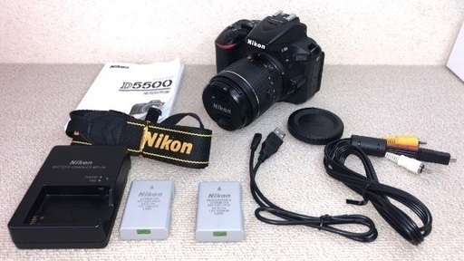 nikon d5500 128gb メモリカード、付属品が揃っており、すぐに使用できます