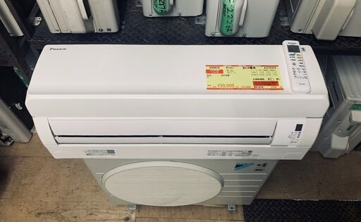 K04410　ダイキン　中古エアコン　主に6畳用　冷房能力2.2kw/暖房能力2.2kw