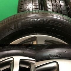 【HANKOOK KINERGY ECO2 175/70R14】夏タイヤ【BALMINUM T10/TR10 14インチ 5.5J4HPCD100+39】20年製 バリ溝 ヤリス アクア等　(MTU86) クレジットカード QR決済可能