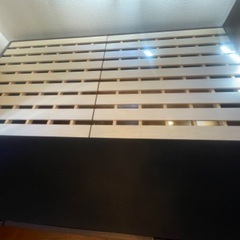 収納付き🛏️🌕ダブルベッドフレーム