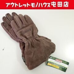 開封未使用品 コールマン ソリッドレザー グリル クローブⅡ 170-9506 アウトドア キャンプ料理 Coleman ☆ 札幌市 北区 屯田 