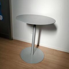 無印良品　丸型テーブル　サイドテーブル　スチール