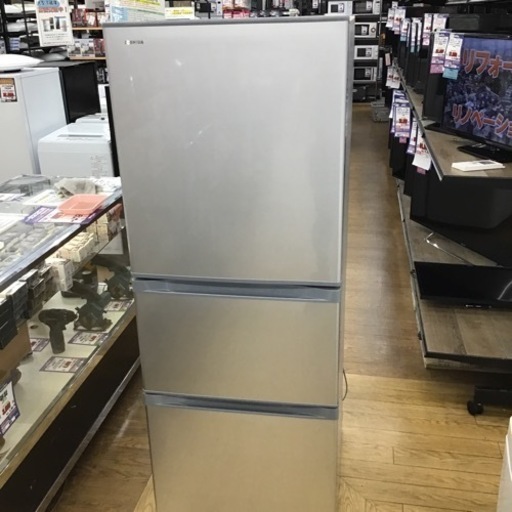 #H-16【ご来店頂ける方限定】TOSHIBAの3ドア冷凍冷蔵庫です