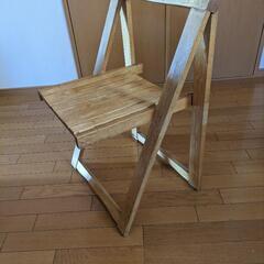 折り畳みの椅子（木製）