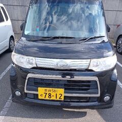 【ネット決済】値下げします❗人気のタントカスタム黒車検ありアイド...