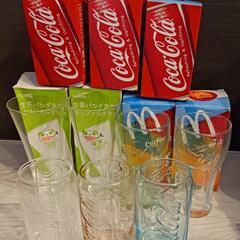コカ・コーラグラス　生茶パンダグラス