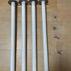  IKEA ADILS オディリス テーブル脚  ホワイト4本 ...