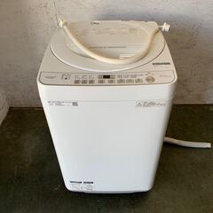 【SHARP】 シャープ 全自動電機洗濯機 6.0㎏ ES-G6...