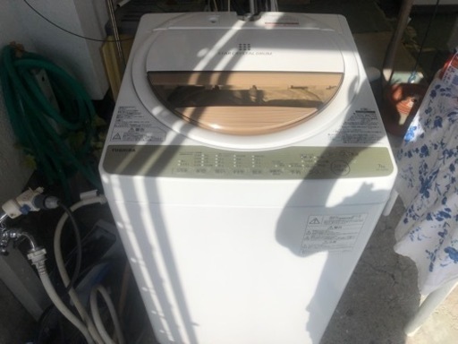 【リサイクルサービス八光】2017年製　東芝　全自動洗濯機 7kg   グランホワイト AW-7G5(W)
