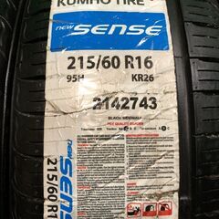 新品 KUMHO new SENCE 215/60R16 16インチ 夏タイヤ 4本 エスティマ 