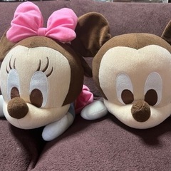 ミッキー＆ミニーぬいぐるみ(大)