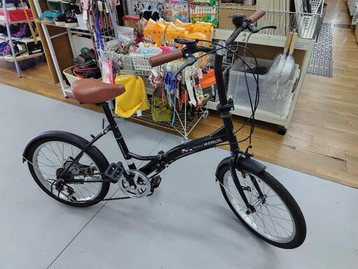 J075☆ライト無し☆折りたたみ自転車☆MYPALLAS☆M209☆6段変速☆