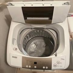 全自動洗濯機　2018年　7キロ