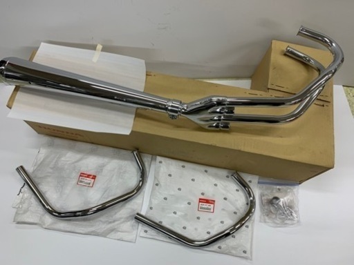 【バイクパーツ】昭和の名車  新品ホンダ旧CB400F 純正マフラー【旧車単車･旧車パーツ高価買取アールワン田川】