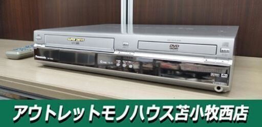 現状品 パナソニック ビデオデッキ NV-VHD1 カセットテープ＆DVD 映像機器 VHS 一体型 DVDプレーヤー 2002年製 Panasonic 苫小牧西店