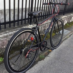 特選＜新品同様美品！＞DCM・クロスバイク・ブラック 700C・シマノ6段変速 タイヤ・700×32C・ピカピカで綺麗！