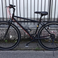 特選＜新品同様美品！＞DCM・クロスバイク・ブラック 700C・シマノ6段変速 タイヤ・700×32C・ピカピカで綺麗！