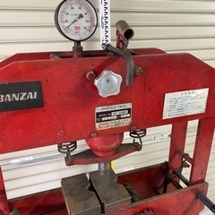 油圧プレス マサダ ジャッキ 工具 整備 ガレージ用品